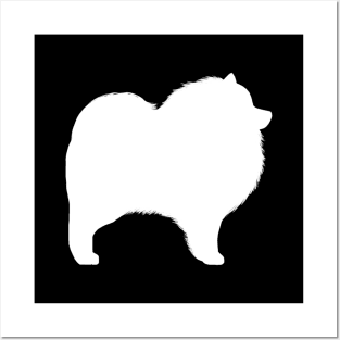 Keeshond Silhouette Posters and Art